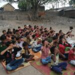 Kids from an NGO embrace the art of yoga, paving the way for a healthier and more fulfilling life.