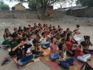 Kids from an NGO embrace the art of yoga, paving the way for a healthier and more fulfilling life.