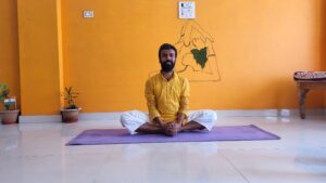 Baddha Konasana (Butterfly Pose).