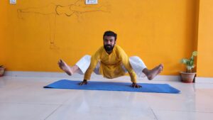 Tittibhasana (Firefly Pose).